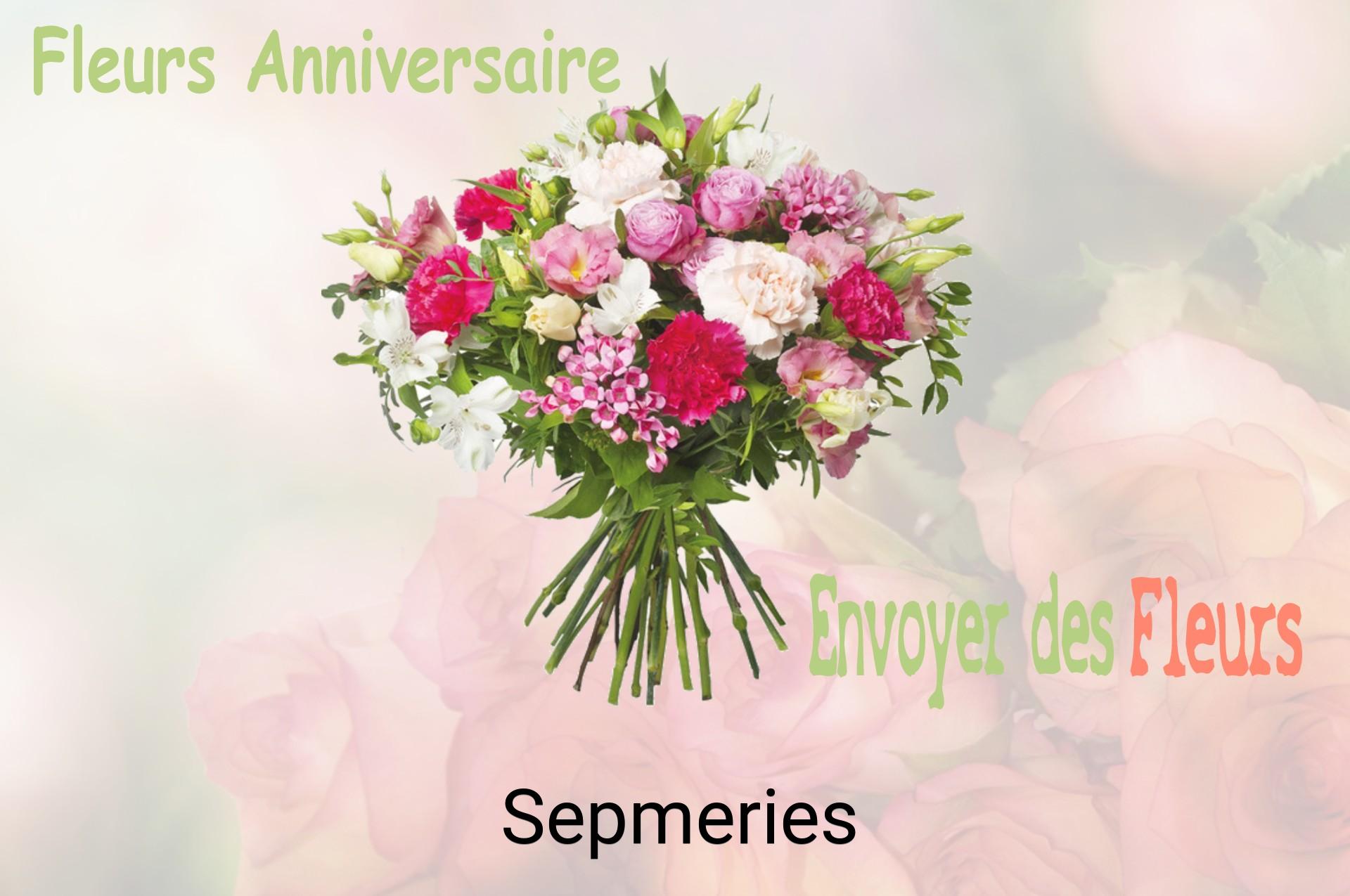 Bouquet de fleurs d’anniversaire livré à Sepmeries